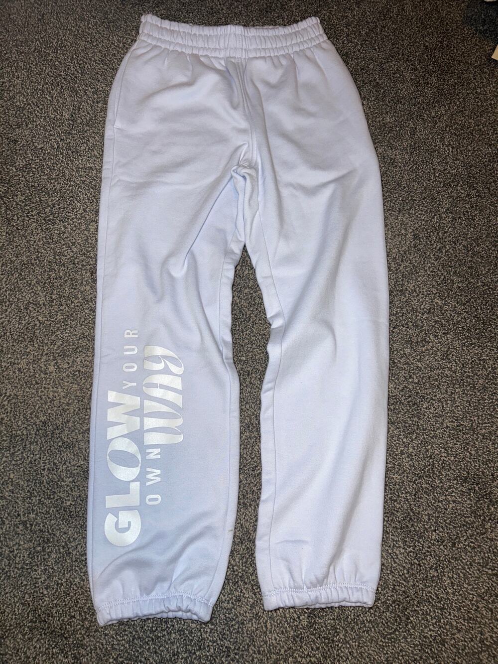 Athleta girl size large baby blue sweats